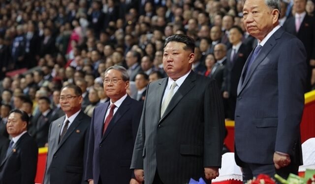 North Korea shows off ‘most powerful’ missile at military parade