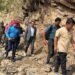 Minister Ghising inspects flood and landslide affected zone