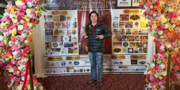 Young actor, entrepreneur, and social activist Krishna Sunar was honored