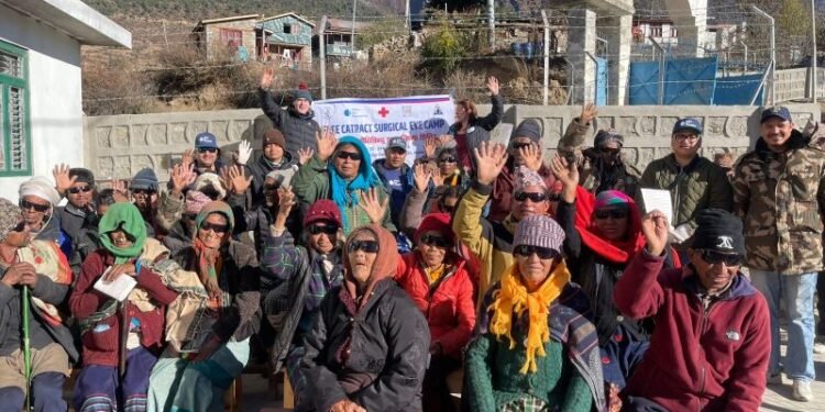 612 patients benefit from free eye checkup camp in Humla