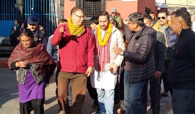 Minister Kharel makes surprise visit to Banglamukhi Temple