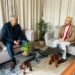 NC President Deuba and Communication Minister Kharel meet