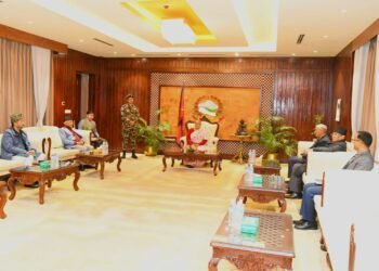 PM Karki meeting top leaders of major political parties
