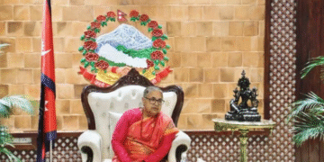 PM Karki meeting top leaders of major political parties