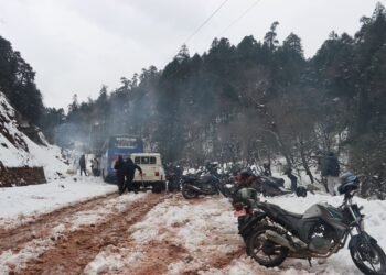 Snowfall affects life in Humla