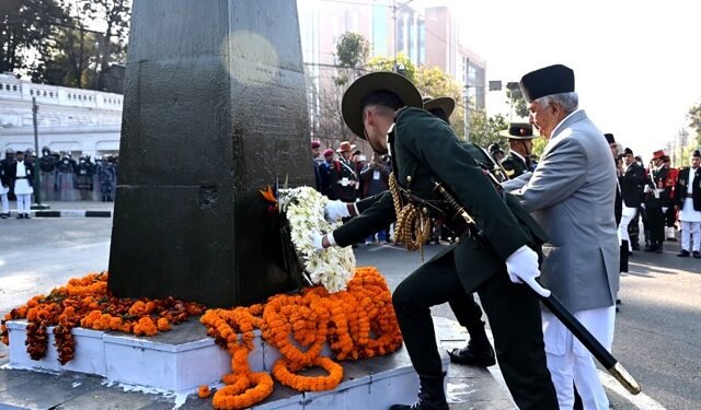 President Paudel pays tributes to nation builder Prithvi Narayan Shah