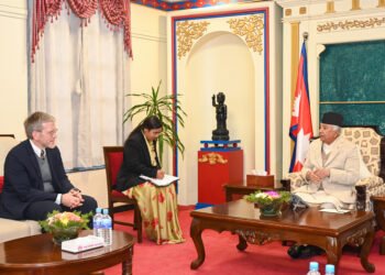 US ambassador pays farewell call to President Paudel
