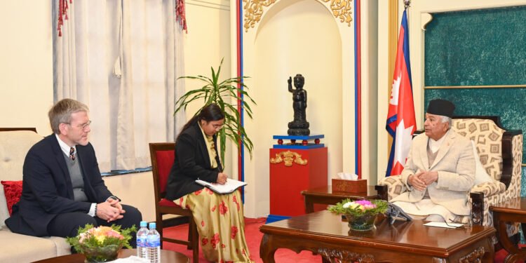 US ambassador pays farewell call to President Paudel
