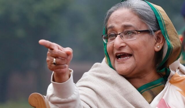 Bangladesh’s ousted leader Hasina denounces the upcoming election from her exile in India