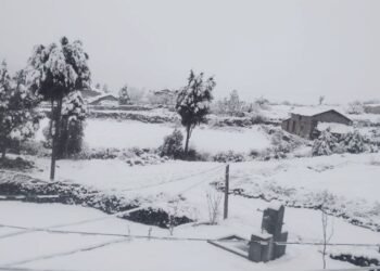 Snowfall occurs in Baitadi and Baglung districts
