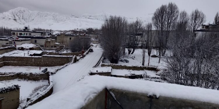 Heavy snowfall in Mustang, Humla and Bajura districts