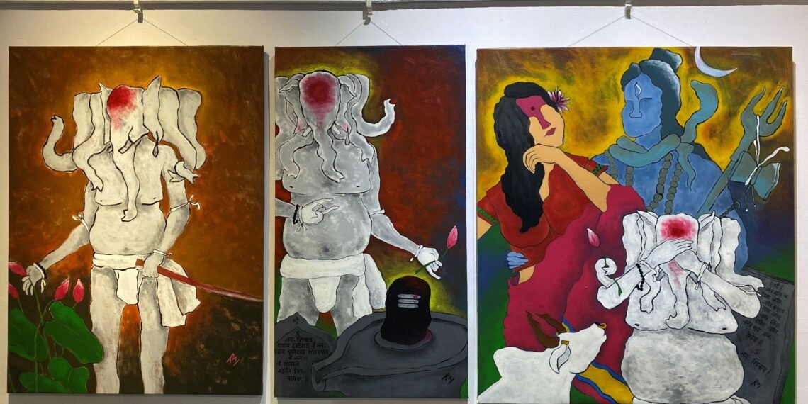 Three-day painting display draws over 400 visitors