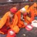 Sadhus arrived Pashupatinath for Mahashivaratri bid farewell