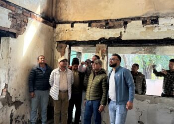 Former Home Minister visits ancestral home burnt during September uprising