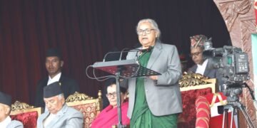 PM Karki addresses Democracy Day function; says HoR elections to open door to new era