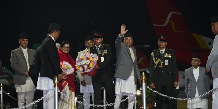 President Paudel leaves for Japan