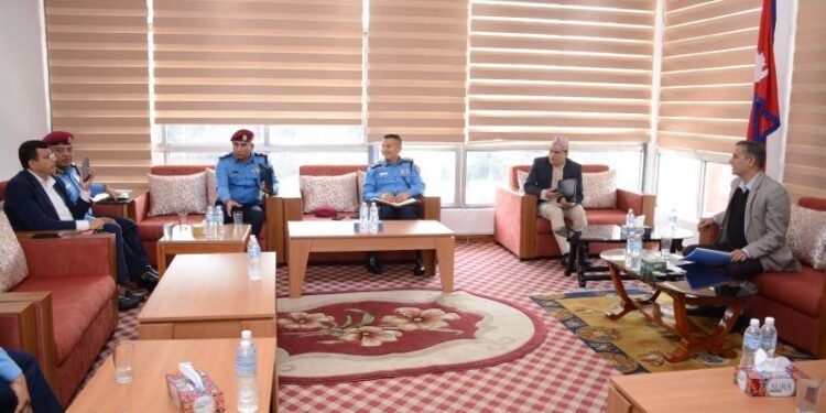 Home Minister discusses security arrangement for oath taking event