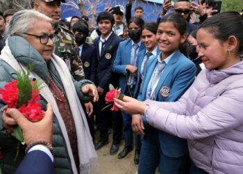 PM Karki inspects Jumla-based technical school