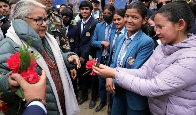 PM Karki inspects Jumla-based technical school