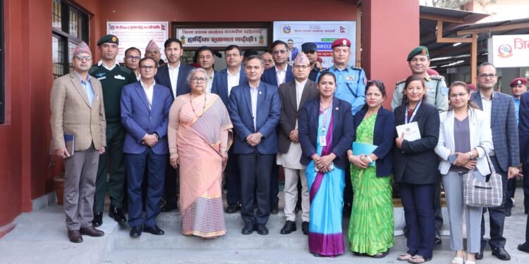 PM Karki visits Kathmandu District Administration Office