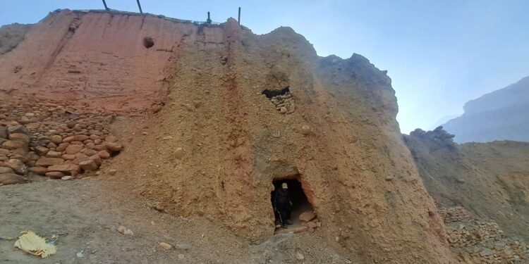 Ancient monastery inside a cave in Chhusang