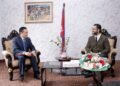 Chinese Ambassador calls on Minister Pokharel
