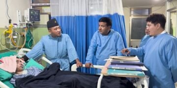 Home Minister visits Gen Z movement injured at hospital