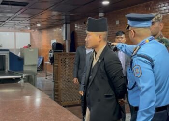 Home Minister Gurung inspects TIA