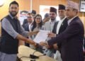 RSP Vice Chair Aryal files nomination paper for HoR speaker