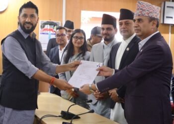 RSP Vice Chair Aryal files nomination paper for HoR speaker