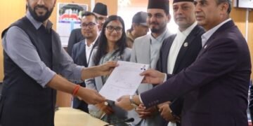 RSP Vice Chair Aryal files nomination paper for HoR speaker