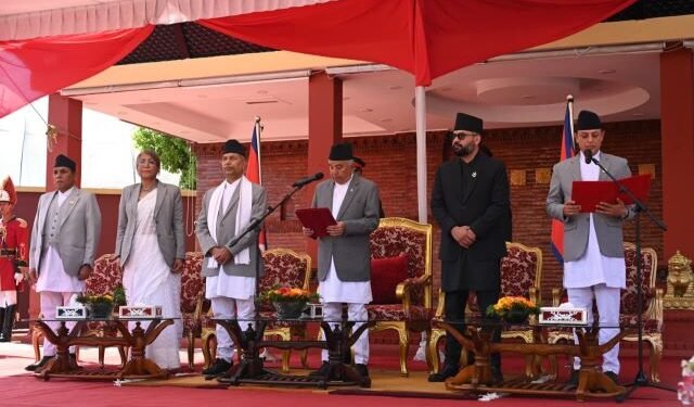 New Speaker Aryal takes oath