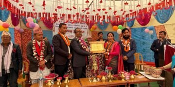 Foundation Stone laying ceremony of Health Post in Baglung, Nepal