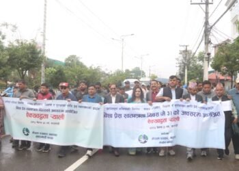 विश्व प्रेस स्वतन्त्रता दिवस: पत्रकार महासङ्घको ऐक्यबद्धता पदयात्रा