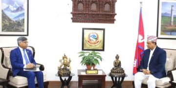 SAARC Secretary General pays courtesy call on Minister Khanal