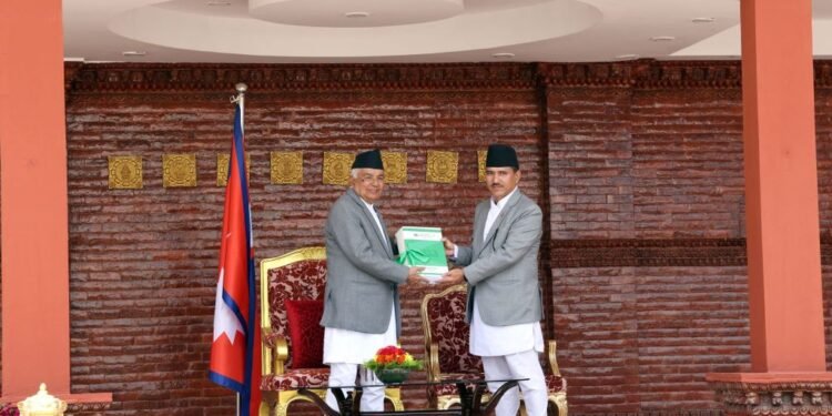 Office of Auditor General submits annual report to President Paudel