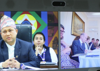 Foreign Minister Khanal holds virtual meeting with British Minister