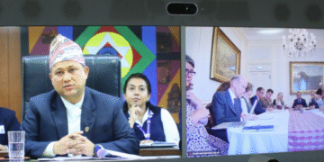 Foreign Minister Khanal holds virtual meeting with British Minister