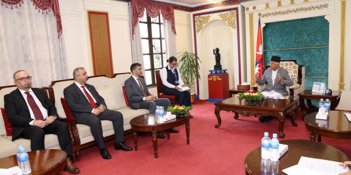 UAE Minister for Foreign Trade Thani pays courtesy call on President