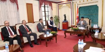 UAE Minister for Foreign Trade Thani pays courtesy call on President