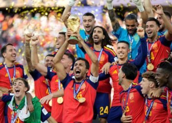 Spain win the FIFA World Cup title after 16 years