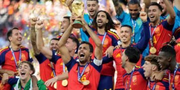 Spain win the FIFA World Cup title after 16 years