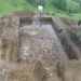Pond constructed in community forest for wildlife
