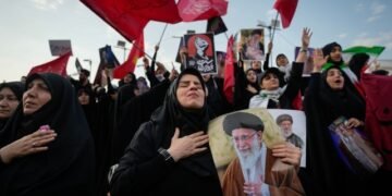 Iran begins a procession through Tehran for Supreme Leader Ayatollah Ali Khamenei’s funeral