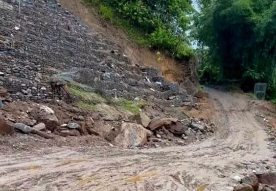 Golakharka-Rajduwali section of Mechi Highway closed after rain-induced damage