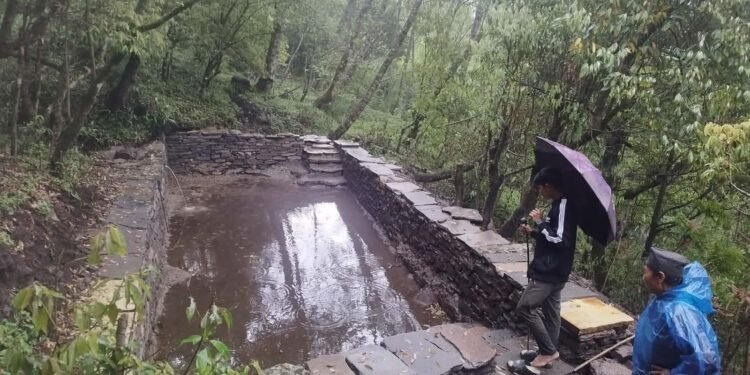 Six recharge ponds constructed in Myagdi community forests