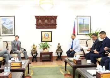 Nepal’s Foreign Minister Congratulates U.S. Diplomat Mike Harker on Historic Mount Everest Summit