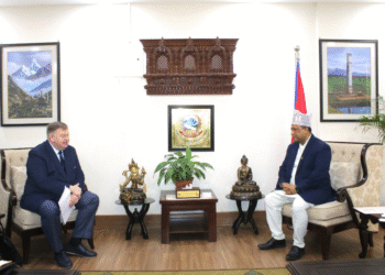 Russian Federation’s envoy pays courtesy call on Foreign Minister Khanal