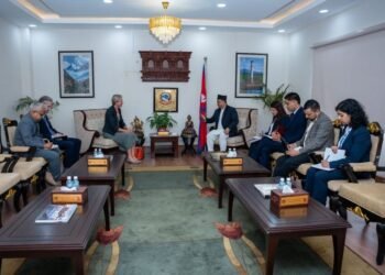 EU Ambassador Lorenzo pays farewell call on Foreign Affairs Minister Khanal
