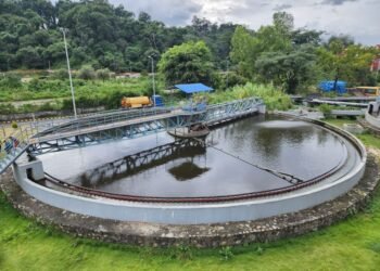 Guheshwori Wastewater Treatment Plant processes 32.4 million litres water daily